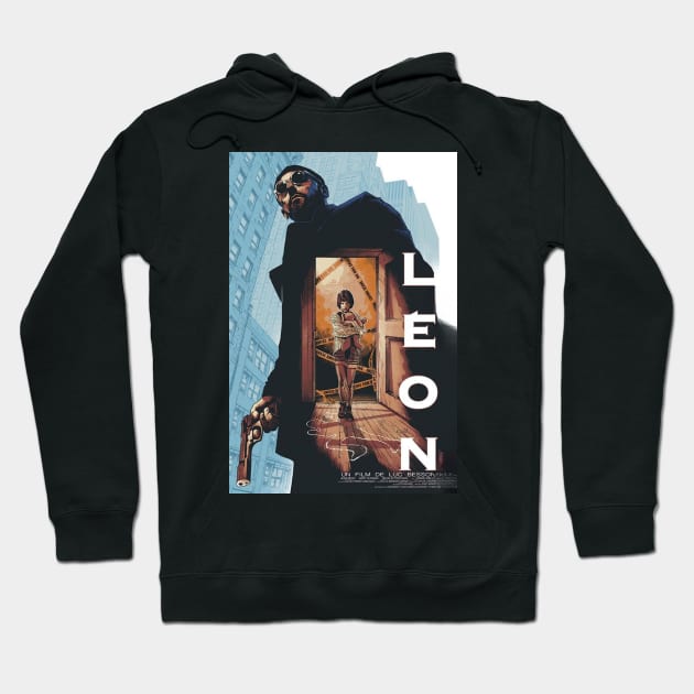 Leon the professional retro movie Hoodie by Artsimple247